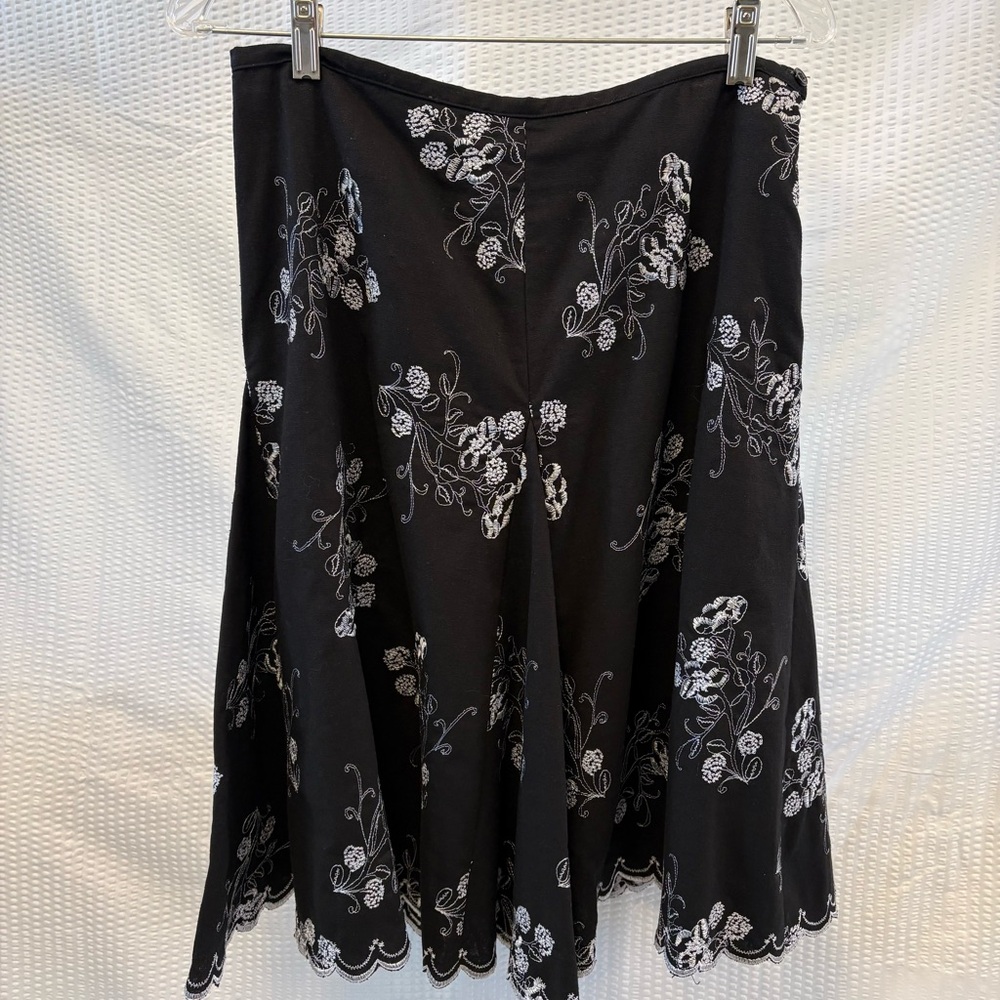 Dizzy Lizzie Wildflower Whimsigoth Women's Size 8 Cotton Linen Blend Size 8